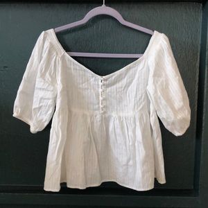 Puff sleeve blouse